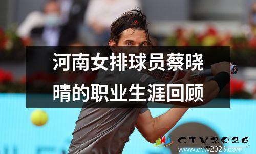 河南女排球员蔡晓晴的职业生涯回顾
