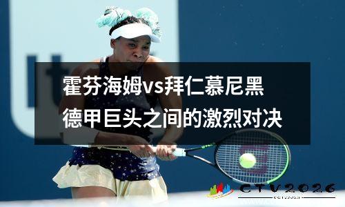 霍芬海姆vs拜仁慕尼黑德甲巨头之间的激烈对决