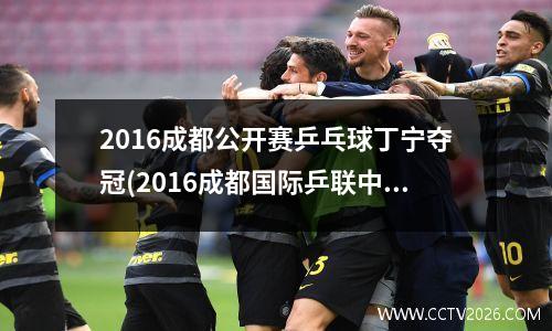 2016成都公开赛乒乓球丁宁夺冠(2016成都国际乒联中国公开赛)