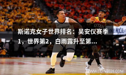 斯诺克女子世界排名：吴安仪赛季1，世界第2，白雨露升至第7