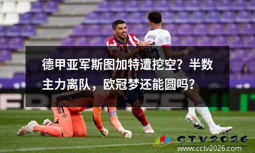 德甲亚军斯图加特遭挖空？半数主力离队，欧冠梦还能圆吗？