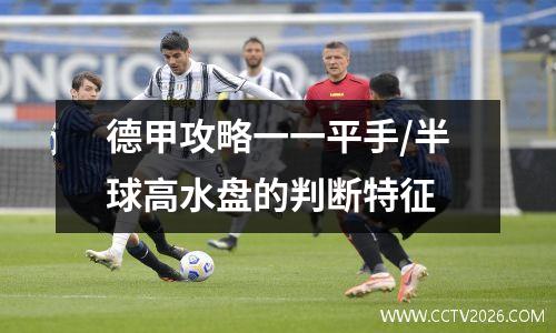 德甲攻略一一平手/半球高水盘的判断特征