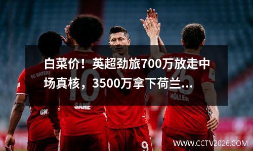 白菜价！英超劲旅700万放走中场真核，3500万拿下荷兰国脚中场