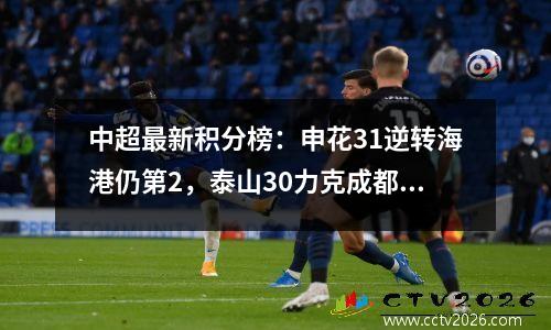 中超最新积分榜：申花31逆转海港仍第2，泰山30力克成都排第5！