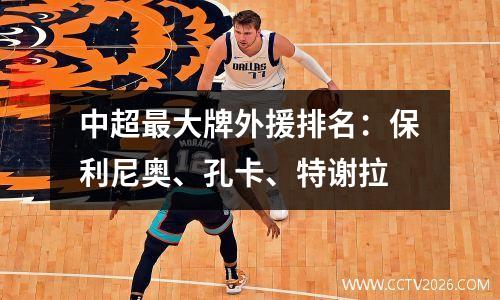 中超最大牌外援排名：保利尼奥、孔卡、特谢拉