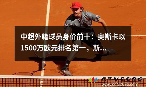 中超外籍球员身价前十：奥斯卡以1500万欧元排名第一，斯坦丘以550万欧元排名第二