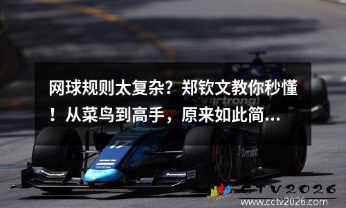 网球规则太复杂？郑钦文教你秒懂！从菜鸟到高手，原来如此简单