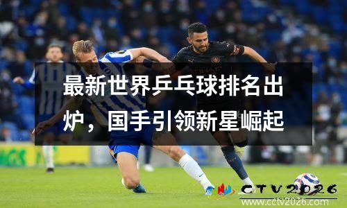 最新世界乒乓球排名出炉，国手引领新星崛起