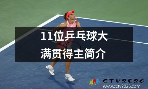 11位乒乓球大满贯得主简介