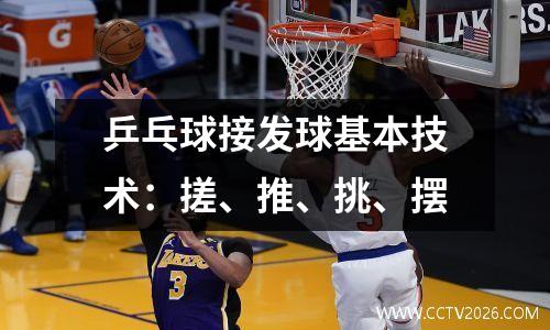 乒乓球接发球基本技术：搓、推、挑、摆