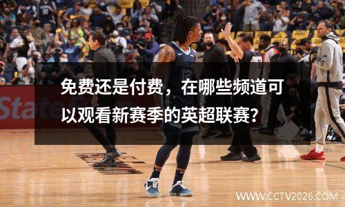 免费还是付费，在哪些频道可以观看新赛季的英超联赛？