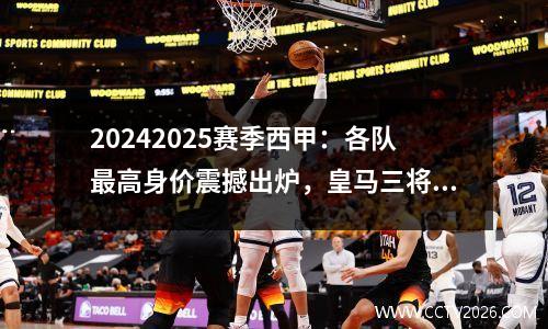 20242025赛季西甲：各队最高身价震撼出炉，皇马三将1.8亿领先