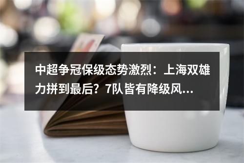 中超争冠保级态势激烈：上海双雄力拼到最后？7队皆有降级风险