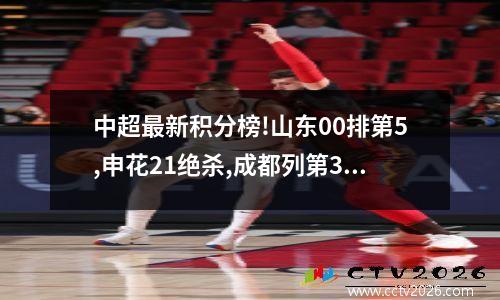 中超最新积分榜!山东00排第5,申花21绝杀,成都列第3,海港绝杀