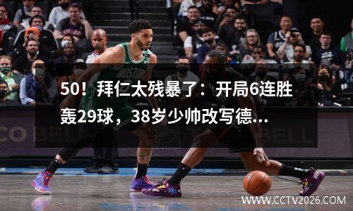 50！拜仁太残暴了：开局6连胜轰29球，38岁少帅改写德甲70年历史