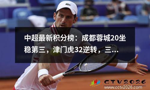 中超最新积分榜：成都蓉城20坐稳第三，津门虎32逆转，三镇绝杀