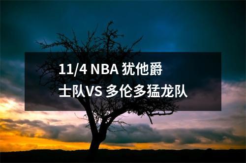 11/4 NBA 犹他爵士队VS 多伦多猛龙队