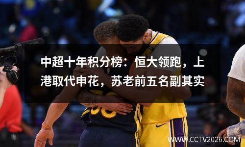 中超十年积分榜：恒大领跑，上港取代申花，苏老前五名副其实