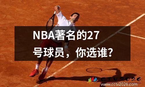 NBA著名的27号球员，你选谁？
