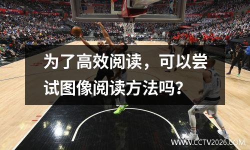 为了高效阅读，可以尝试图像阅读方法吗？