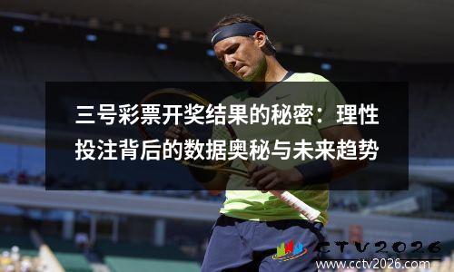 三号彩票开奖结果的秘密：理性投注背后的数据奥秘与未来趋势
