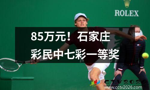 85万元！石家庄彩民中七彩一等奖