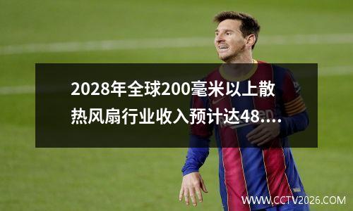 2028年全球200毫米以上散热风扇行业收入预计达48.767亿美元