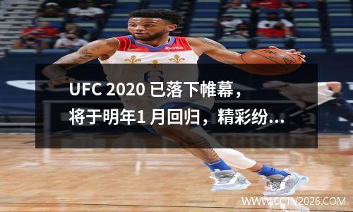 UFC 2020 已落下帷幕，将于明年1 月回归，精彩纷呈