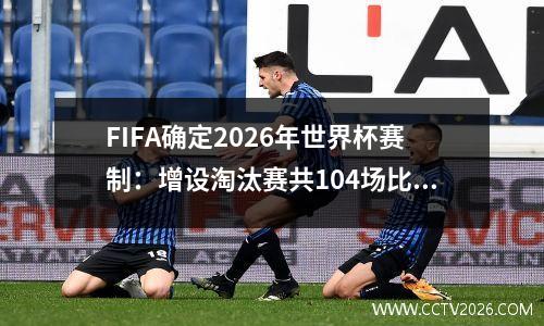 FIFA确定2026年世界杯赛制：增设淘汰赛共104场比赛