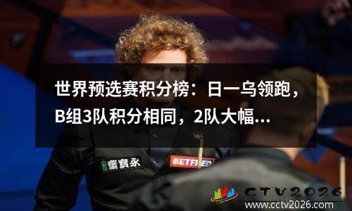 世界预选赛积分榜：日一乌领跑，B组3队积分相同，2队大幅下滑，国足积0分垫底