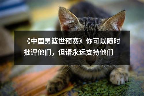 《中国男篮世预赛》你可以随时批评他们，但请永远支持他们
