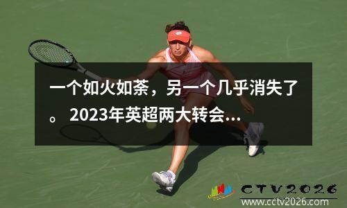 一个如火如荼，另一个几乎消失了。 2023年英超两大转会情况的对比令人震惊。