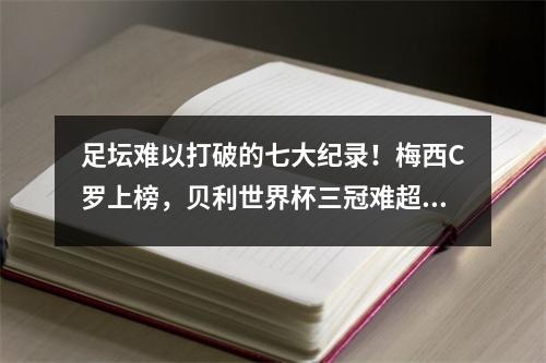 足坛难以打破的七大纪录！梅西C罗上榜，贝利世界杯三冠难超越