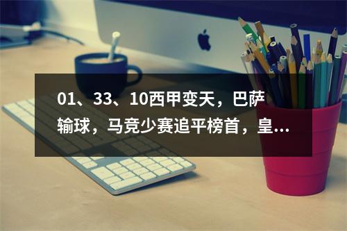 01、33、10西甲变天，巴萨输球，马竞少赛追平榜首，皇马差1分