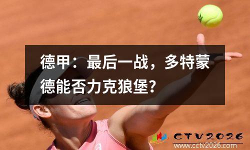 德甲：最后一战，多特蒙德能否力克狼堡？