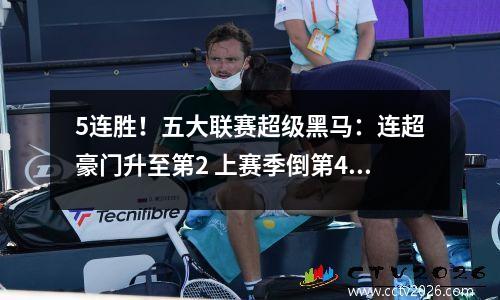5连胜！五大联赛超级黑马：连超豪门升至第2 上赛季倒第4勉强保级