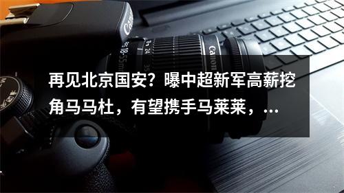 再见北京国安？曝中超新军高薪挖角马马杜，有望携手马莱莱，保级