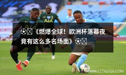 ⚽️《燃爆全球！欧洲杯落幕夜竟有这么多名场面》⚽️