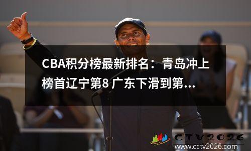 CBA积分榜最新排名：青岛冲上榜首辽宁第8 广东下滑到第17名