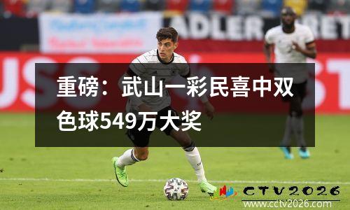 重磅：武山一彩民喜中双色球549万大奖