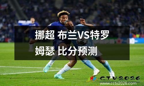 挪超 布兰VS特罗姆瑟 比分预测