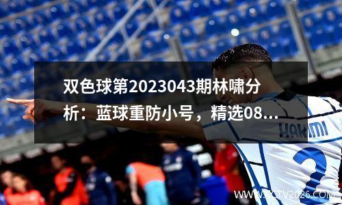双色球第2023043期林啸分析：蓝球重防小号，精选08奋战一等奖