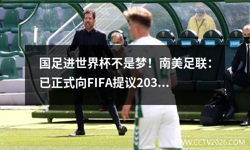 国足进世界杯不是梦！南美足联：已正式向FIFA提议2030世界杯扩军至64队