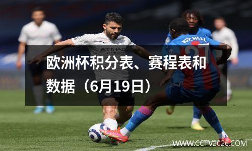 欧洲杯积分表、赛程表和数据（6月19日）