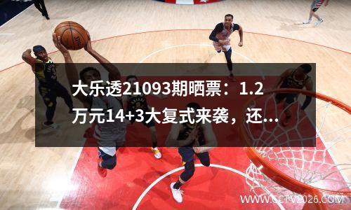 大乐透21093期晒票：1.2万元14+3大复式来袭，还有10张9+3小复式