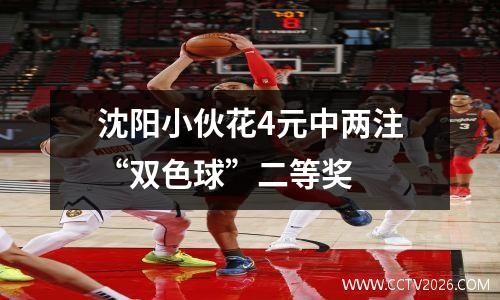 沈阳小伙花4元中两注“双色球”二等奖
