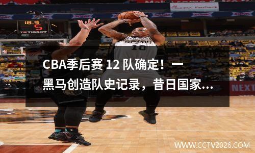CBA季后赛 12 队确定！一黑马创造队史记录，昔日国家队队长可惜了