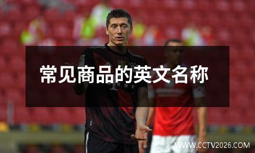 常见商品的英文名称