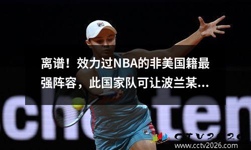 离谱！效力过NBA的非美国籍最强阵容，此国家队可让波兰某琦脸红