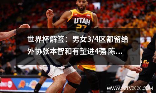 世界杯解签：男女3/4区都留给外协张本智和有望进4强 陈幸同好签